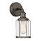 Designers Fountain Anson 5in 1-Light Satin Copper Bronze Industrial Indoor Wall Sconce with Clear Glass Shade 91301-SCB - alternate 1